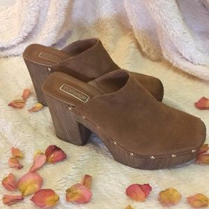 COPY - Smock Platform Studded Clogs, TopShop.